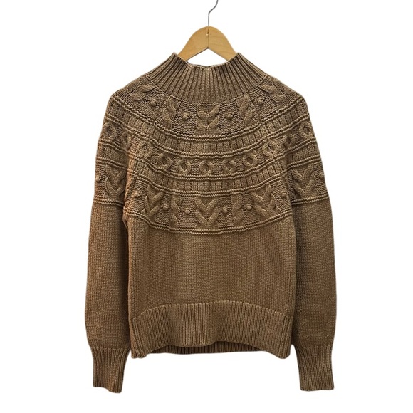 Banana Republic Couronne Cotton Blend Cable Knit Sweater - Picture 2 of 12